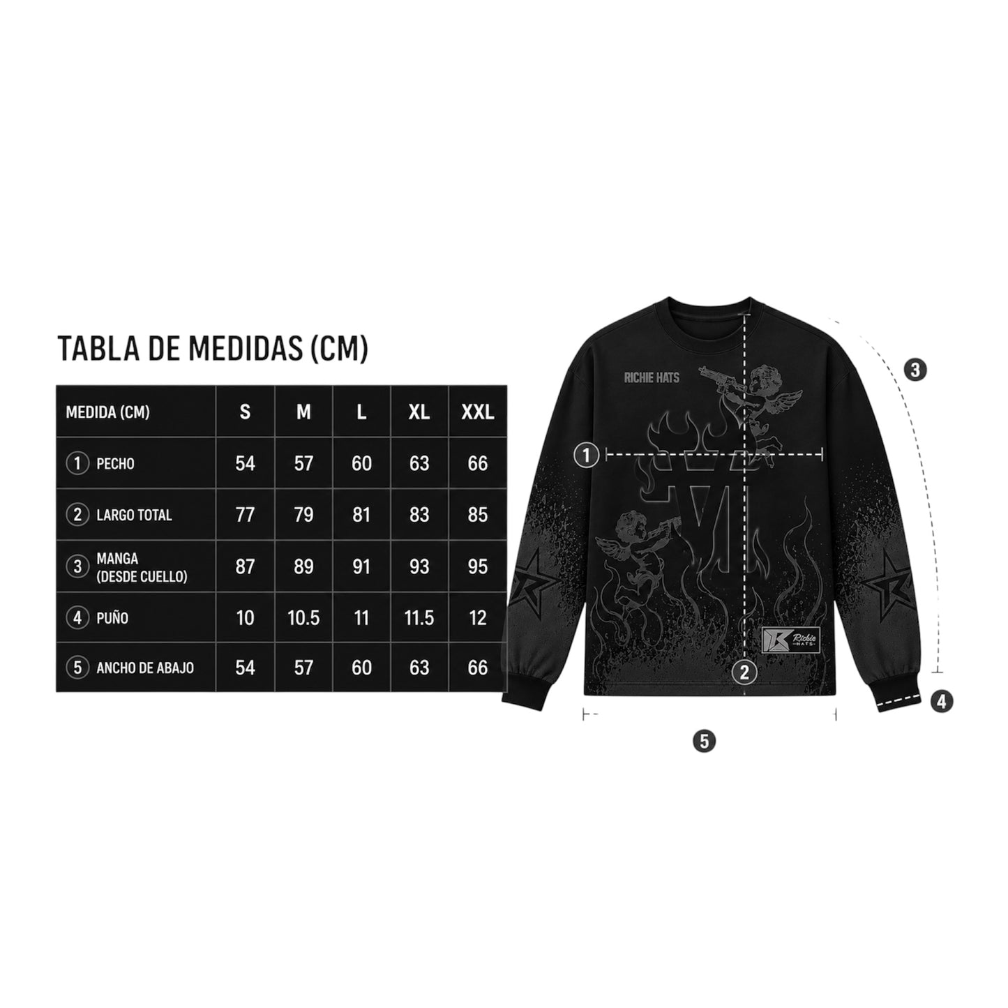 Preventa - Fallens angels total black